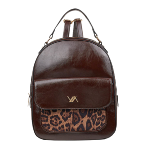 Verde Γυναικεία Τσάντα Πλάτης 16-8140 Καφέ