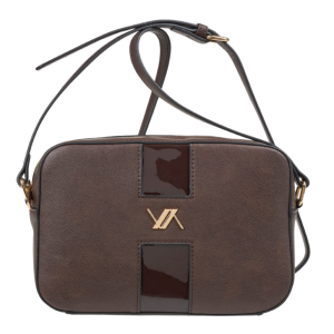 Verde Γυναικεία Τσάντα Χιαστί 16-8243 Καφέ