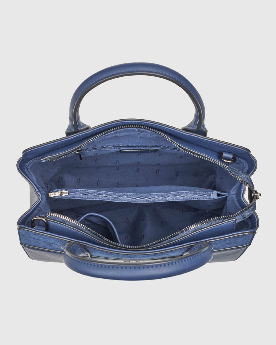 Verde Γυναικεία Τσάντα Χειρός 16-8089 Μπλε - Image 3