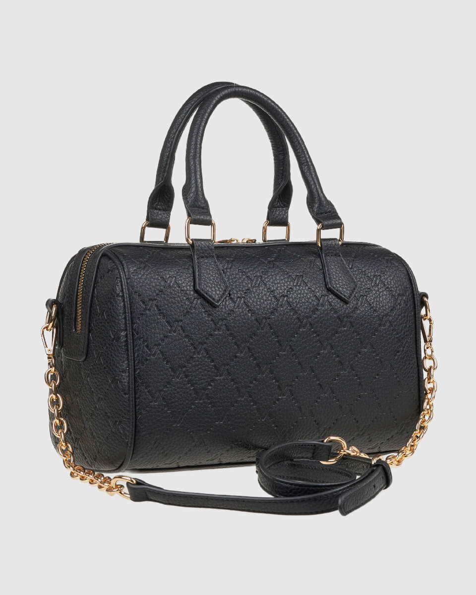 Verde Γυναικεία Τσάντα Χειρός 16-8116 Μαύρο - Image 4