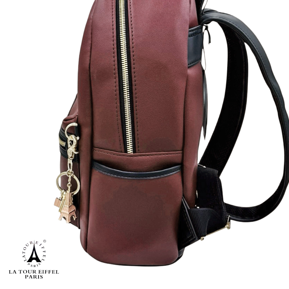 Σακίδιο Πλάτης La Tour Eiffel N58-142030-3MH Μπορντό - Image 4
