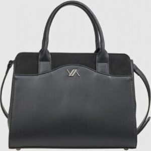 Verde Γυναικεία Τσάντα Χειρός 16-8089 Μαύρο