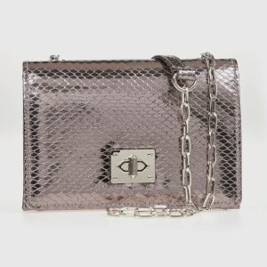 Verde Γυναικείο Αμπιγέ Τσαντάκι 01-2039 Σκούρο Γκρι