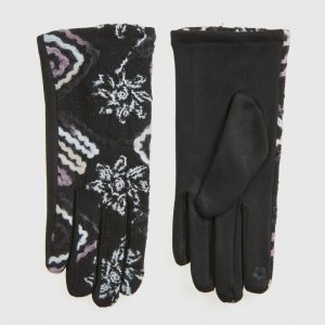 Verde Γυναικεία Γάντια 02-0801 Μαύρο