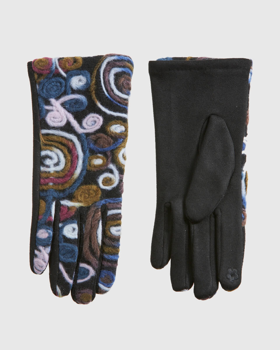 Verde Γυναικεία Γάντια 02-0803 Πολύχρωμο