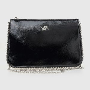 Verde Γυναικεία Τσάντα Χιαστί 16-8085 Μαύρο