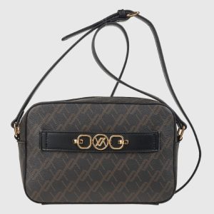 Verde Γυναικεία Τσάντα Χιαστί 16-8149 Μαύρο