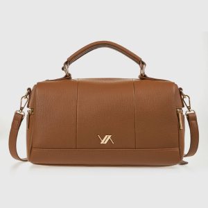 Verde Γυναικεία Τσάντα Χειρός 16-8150 Καφέ