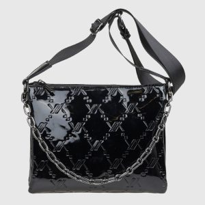 Verde Γυναικεία Τσάντα Χιαστί 16-8234 Μαύρο