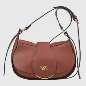 Verde Γυναικεία Τσάντα Χιαστί 16-8268 Καμηλό