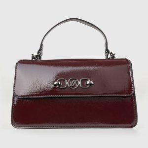 Verde Γυναικεία Τσάντα Χειρός 16-8299 Μπορντό