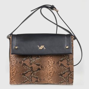 Verde Γυναικεία Τσάντα Χιαστί 16-8323 Animal Print