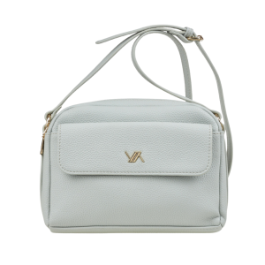 Verde Γυναικεία Τσάντα Χιαστί 16-8337 Γκρι