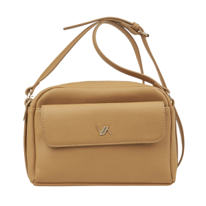 Verde Γυναικεία Τσάντα Χιαστί 16-8337 Καμηλό