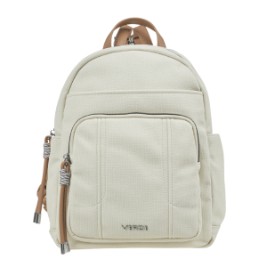 Verde Γυναικεία Τσάντα Πλάτης 16-8350 Εκρού