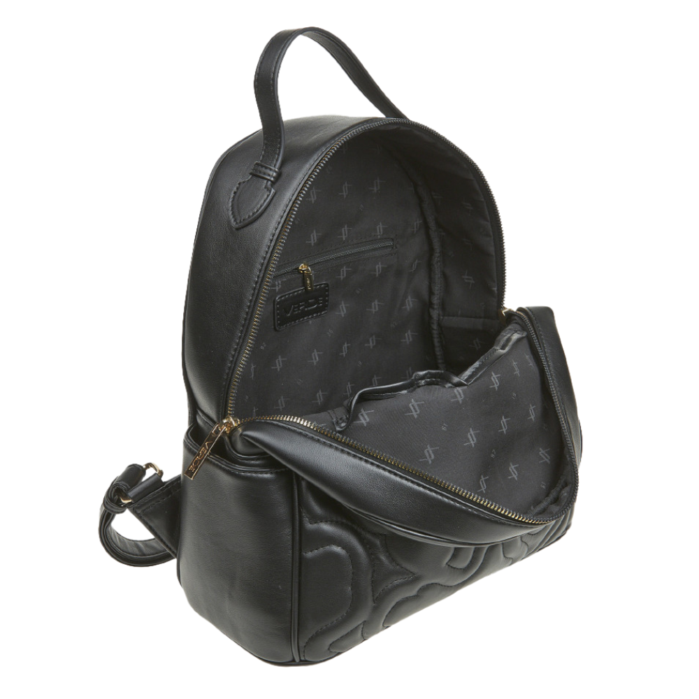 Verde Γυναικεία Τσάντα Πλάτης 16-8363 Μαύρο - Image 3