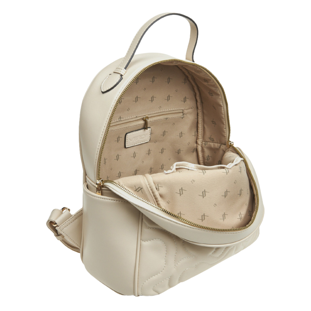 Verde Γυναικεία Τσάντα Πλάτης 16-8363 Εκρού - Image 3