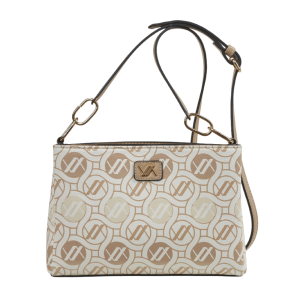 Verde Γυναικεία Τσάντα Χιαστί 16-8381 Μπεζ