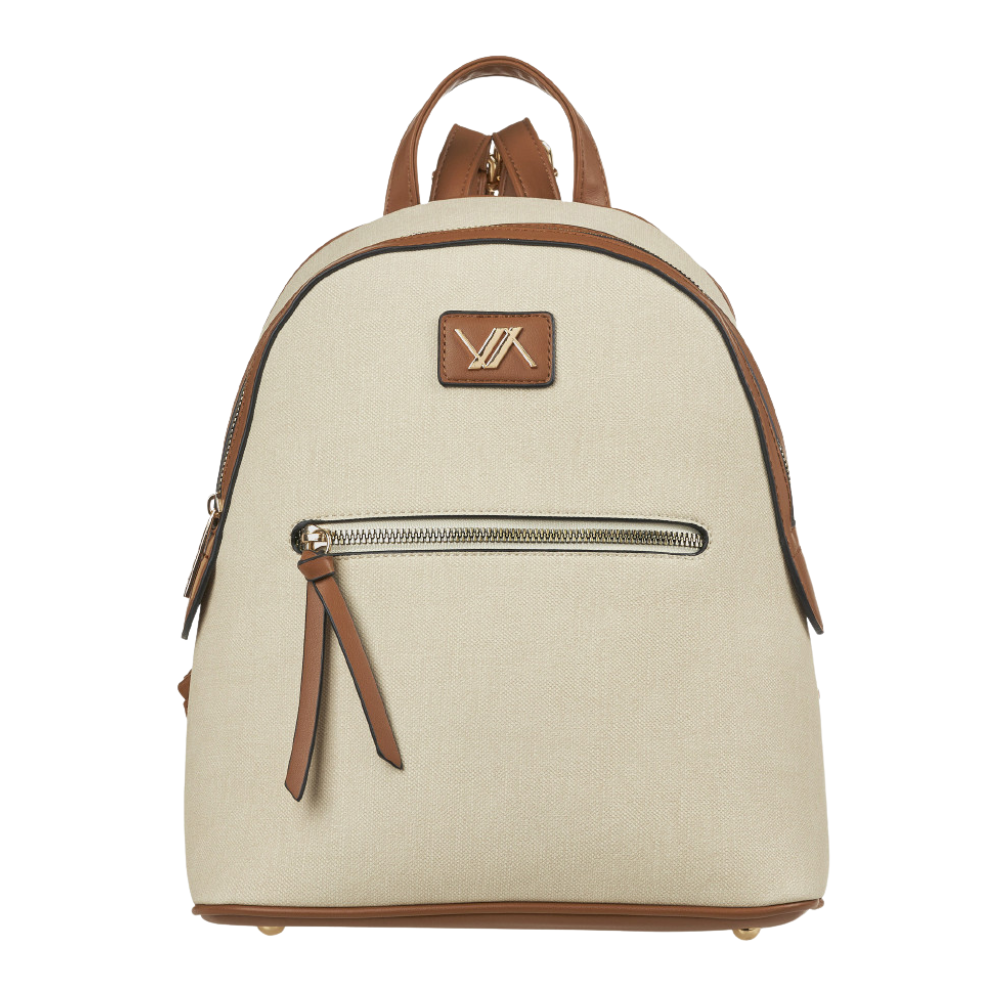 Verde Γυναικεία Τσάντα Πλάτης 16-8403 Εκρού