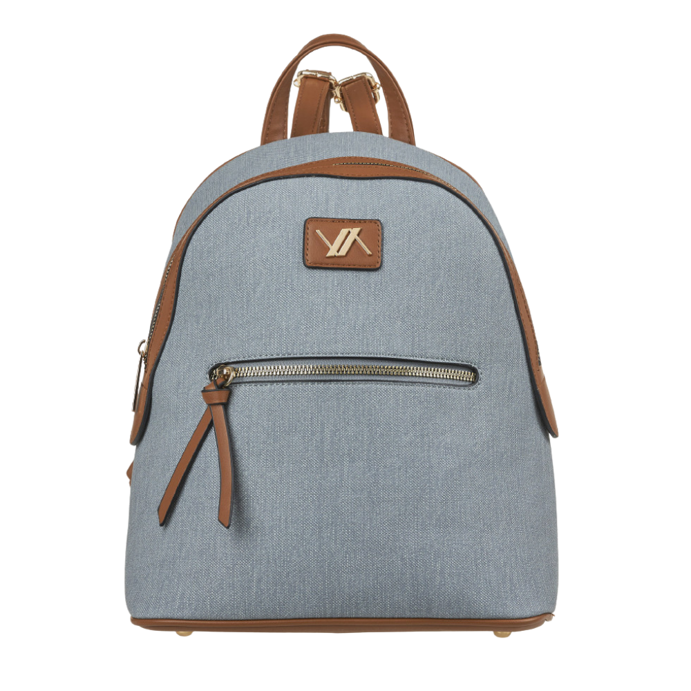 Verde Γυναικεία Τσάντα Πλάτης 16-8403 Μπλε