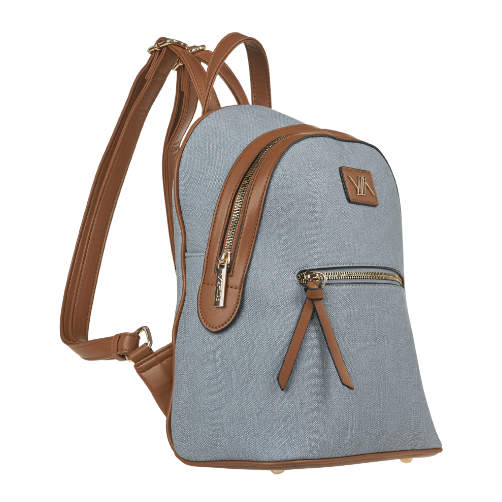 Verde Γυναικεία Τσάντα Πλάτης 16-8403 Μπλε - Image 2