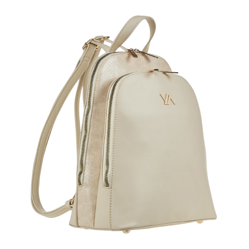 Verde Γυναικεία Τσάντα Πλάτης 16-8404 Εκρού - Image 2