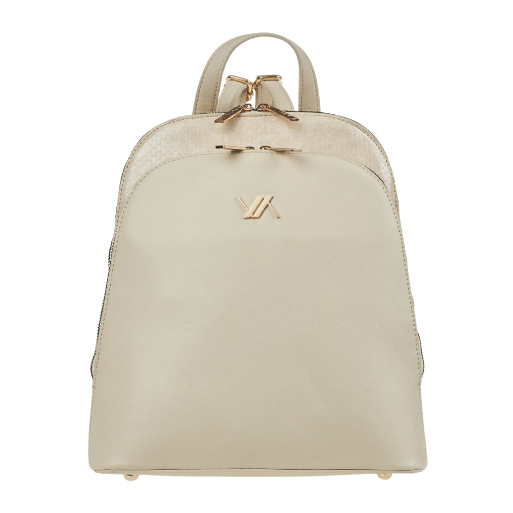 Verde Γυναικεία Τσάντα Πλάτης 16-8404 Εκρού