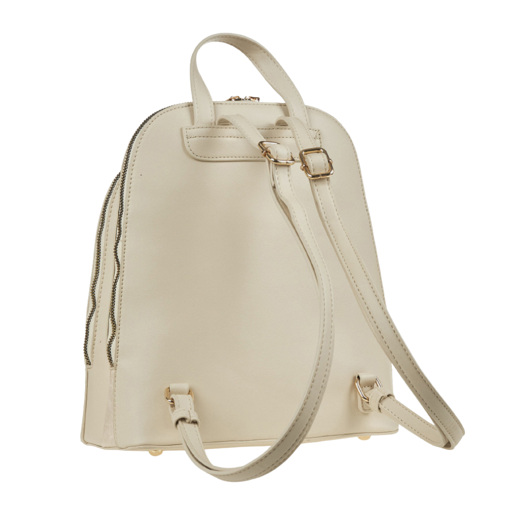 Verde Γυναικεία Τσάντα Πλάτης 16-8404 Εκρού - Image 4