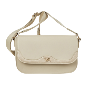 Verde Γυναικεία Τσάντα Χιαστί 16-8406 Εκρού