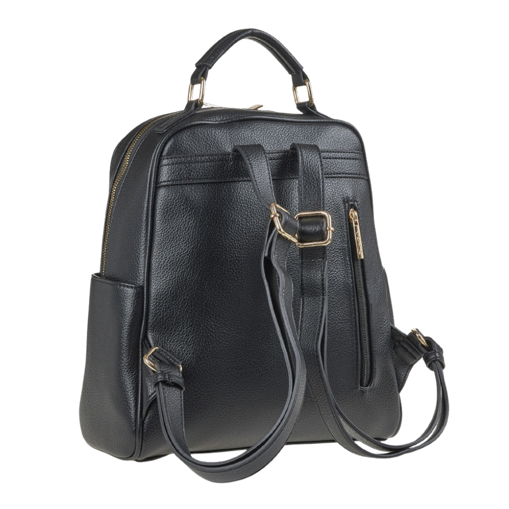 Verde Γυναικεία Τσάντα Πλάτης 16-8413 Μαύρο - Image 4