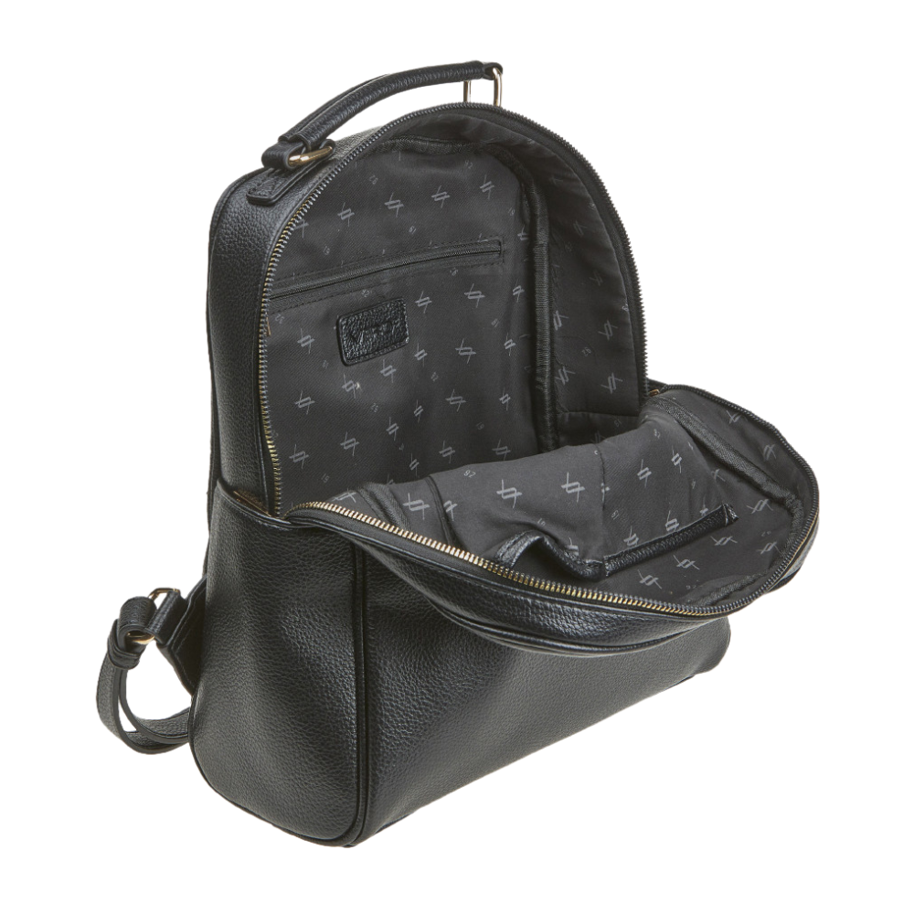 Verde Γυναικεία Τσάντα Πλάτης 16-8413 Μαύρο - Image 3