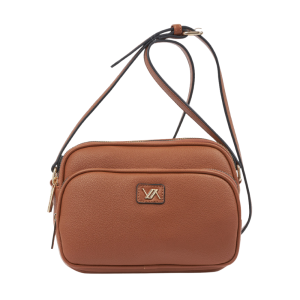 Verde Γυναικεία Τσάντα Χιαστί 16-8584 Καμηλό