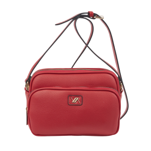 Verde Γυναικεία Τσάντα Χιαστί 16-8584 Κόκκινο