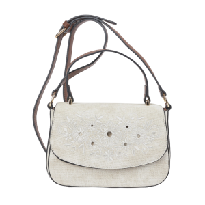 Verde Γυναικεία Τσάντα Χειρός 16-8606 Εκρού