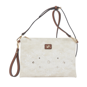 Verde Γυναικεία Τσάντα Χειρός 16-8607 Εκρού