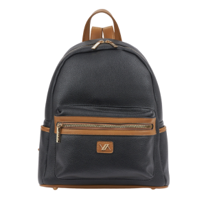 Verde Γυναικεία Τσάντα Πλάτης 16-8613 Μαύρο