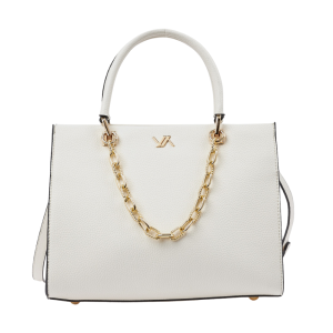 Verde Γυναικεία Τσάντα Χειρός 16-8630 Λευκό