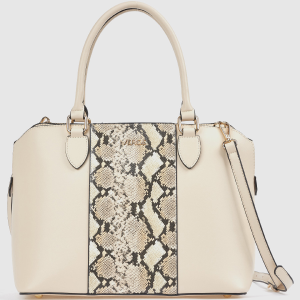 Verde Γυναικεία Τσάντα Χειρός 16-8616 Animal Print Εκρού