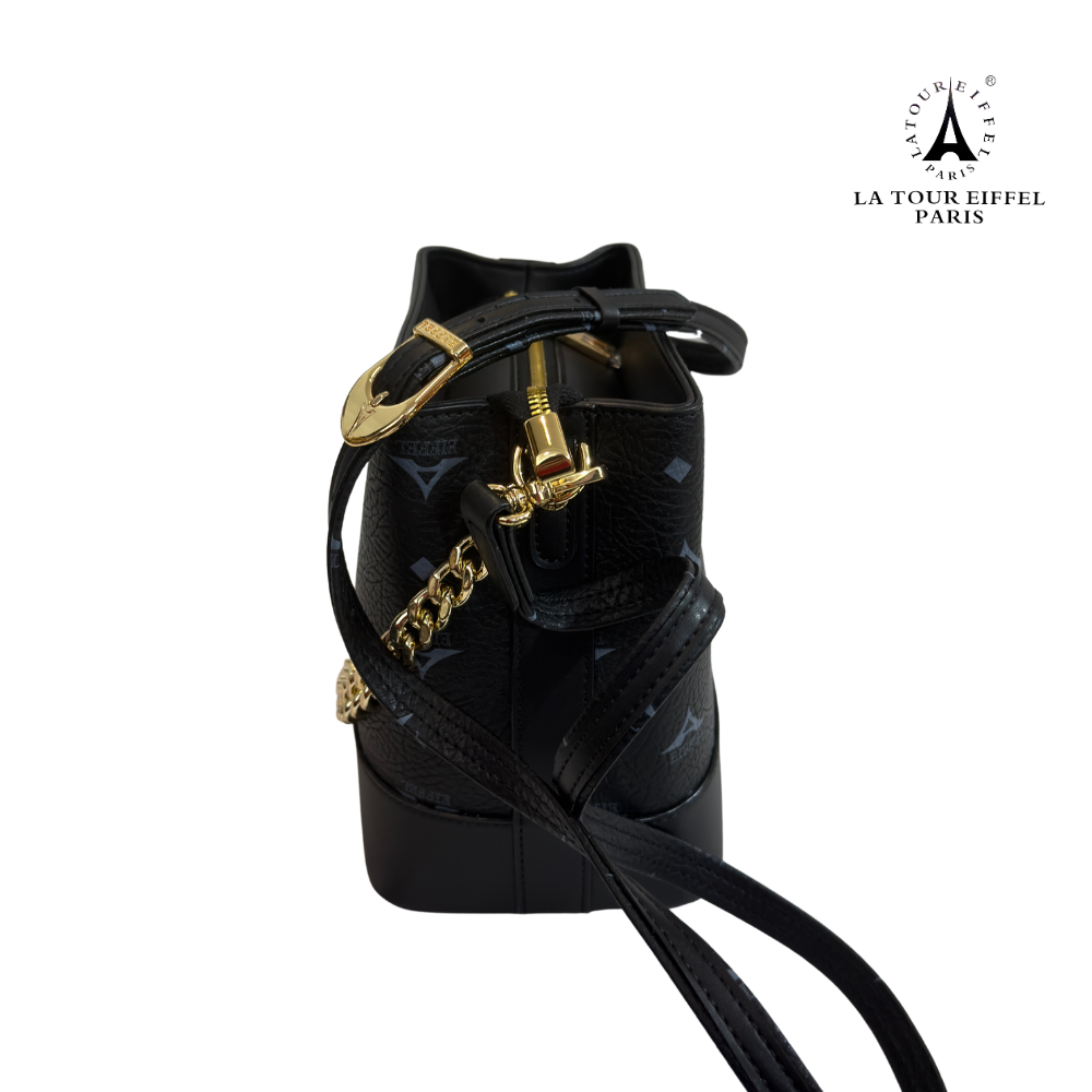 La Tour Eiffel Γυναικεία Τσάντα Χειρός-Χιαστί N36-251014-1 Μαύρο - Image 5