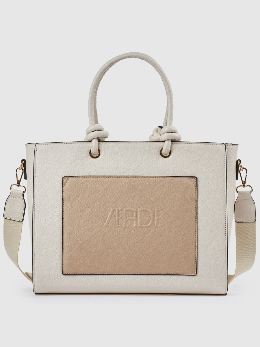 Verde Γυναικεία Τσάντα Χειρός 16-8446 Nude