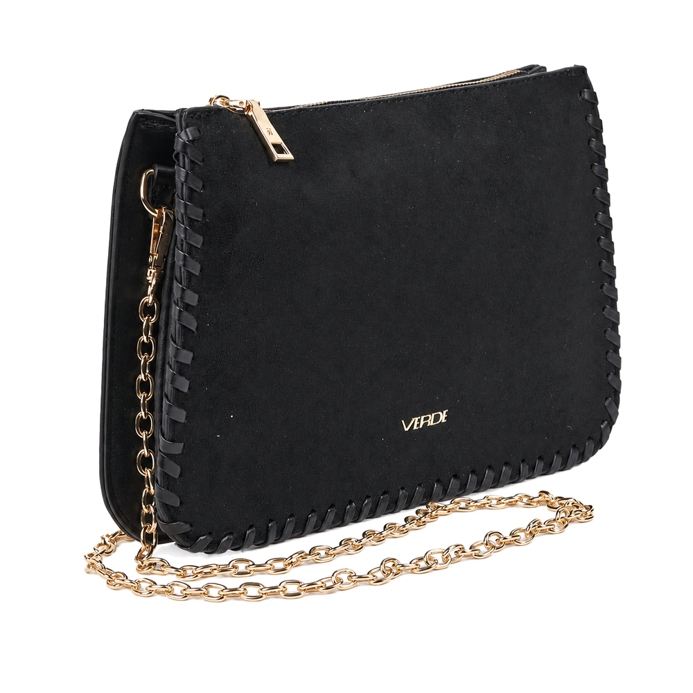 Verde Γυναικεία Τσάντα Χιαστί 16-8703 Μαύρο - Image 2