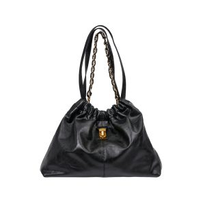 Verde Γυναικεία Τσάντα Ώμου 16-8922 Μαύρο
