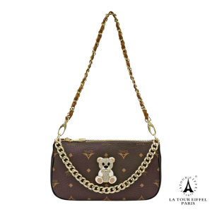La Tour Eiffel Αμπιγιέ Τσαντάκι N36-201021-1B-Bear Καφέ