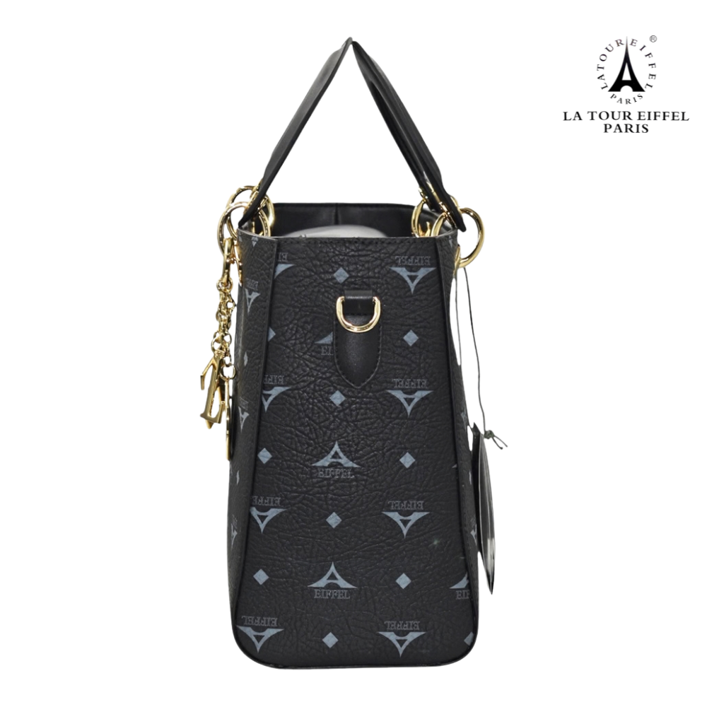 La Tour Eiffel Γυναικεία Τσάντα Χειρός-Χιαστί N36-251029-1 Μαύρο - Image 3
