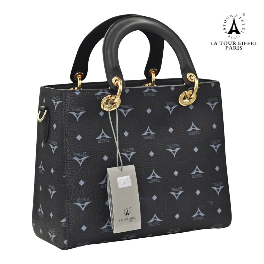 La Tour Eiffel Γυναικεία Τσάντα Χειρός-Χιαστί N36-251029-1 Μαύρο - Image 4